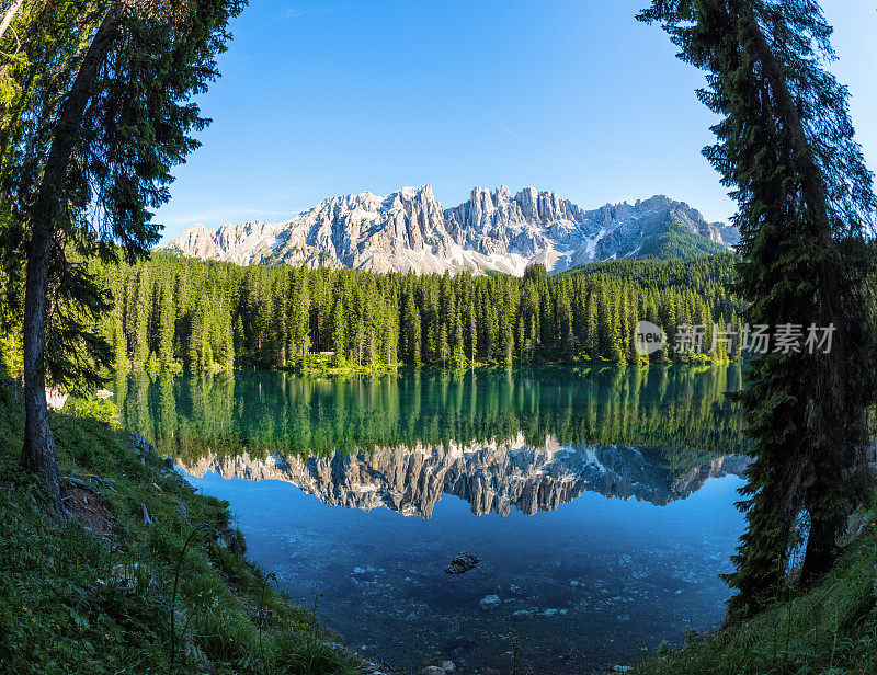 爱抚湖- Karersee, Trentino-Alto Adige，意大利